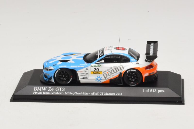 BMW Z4 GT3 Pixum #20 Müller / Sandritter ADAC GT Masters 2013 Minichamps 1:43 436132420 Metall