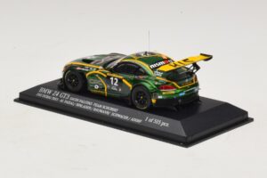 BMW Z4 GT3 Saudi Falcons #12 Al Faisal / Binladen 24 Hours of Dubai 2013 Minichamps 1:43 437132412 Metall — Bild 3 von 4