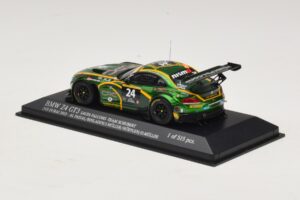 BMW Z4 GT3 Saudi Falcons #24 Al Faisal / Binladen 24 Hours of Dubai 2013 Minichamps 1:43 437132424 Metall — Bild 3 von 4