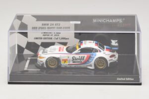 BMW Z4 GT3 Steiff #7 Muller / Ara Super GT 2015 Minichamps 1:43 447152007 Metall — Bild 4 von 5