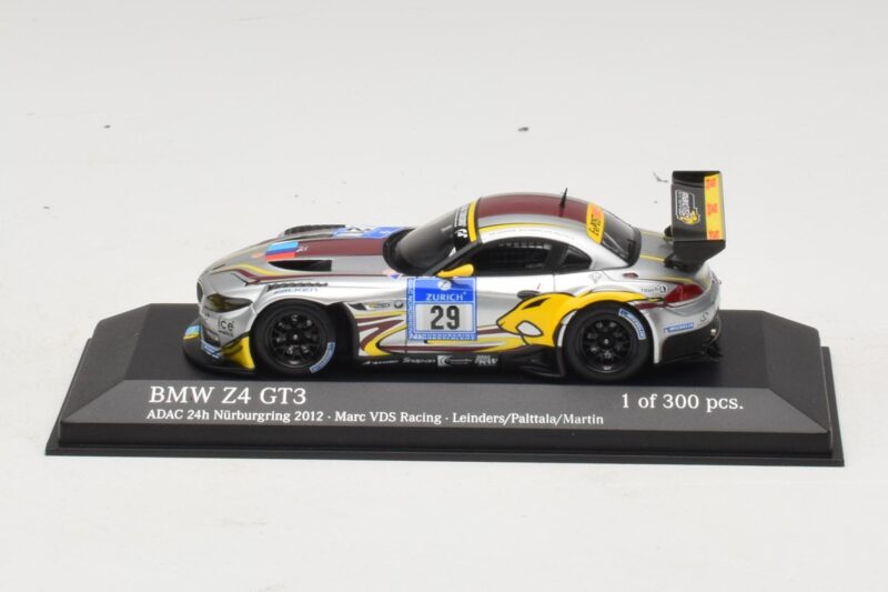 BMW Z4 GT3 VDS Racing #29 B. Leinders / M. Palttala 24 Hours of Nurburgring 2012 Minichamps 1:43 BMW Z4 GT3 VDS Racing #29 B. Leinders / M. Palttala 24 Hours of Nurburgring 2012 Minichamps 1:43 437122929 Metall