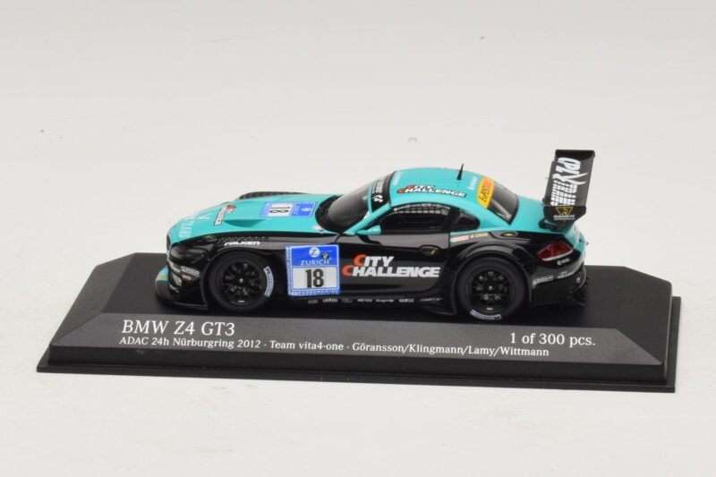 BMW Z4 GT3 Vita4One #18 Goransson / Klingmann 24 Hours of Nürburgring 2012 Minichamps 1:43 437122918 Metall