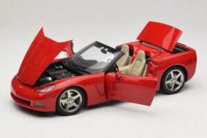 Chevrolet Corvette C6 Cabriolet Rot AUTOart 1:18 71221 Metall — Bild 2 von 8