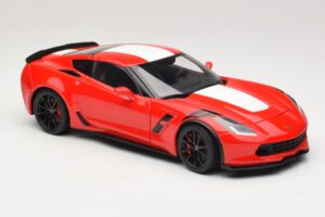 Chevrolet Corvette C7 Grand Sport Rot mit Weißen Streifen AUTOart 1:18 71274 Komposit — Bild 6 von 8