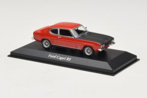 Ford Capri I Rot Mit Schwarzer Haube Maxichamps 1:43 940085801 Metall — Bild 3 von 4