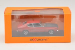 Ford Capri I Rot Mit Schwarzer Haube Maxichamps 1:43 940085801 Metall — Bild 4 von 4