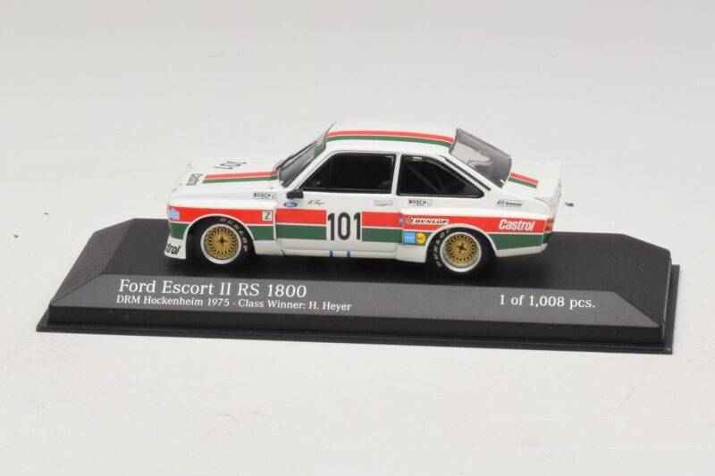 Ford Escort Mk2 RS1800 #10 H. Heyer Class Winner DRM Hockenheim 1975 Minichamps 1:43 Ford Escort Mk2 RS1800 #10 H. Heyer Class Winner DRM Hockenheim 1975 Minichamps 1:43 400758491 Metall