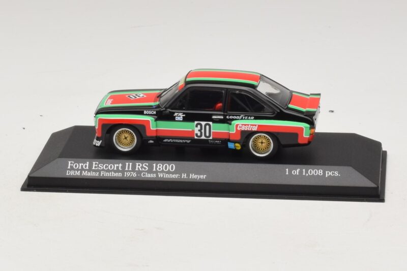 Ford Escort Mk2 RS1800 #30 H. Heyer Class Winner DRM Mainz-Finthen 1976 Minichamps 1:43 Ford Escort Mk2 RS1800 #30 H. Heyer Class Winner DRM Mainz-Finthen 1976 Minichamps 1:43 400768430 Metall