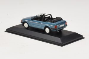Ford Escort Mk3 Cabriolet Blau Metallic Minichamps 1:43 400085030 Metall — Bild 3 von 4