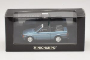 Ford Escort Mk3 Cabriolet Blau Metallic Minichamps 1:43 400085030 Metall — Bild 4 von 4