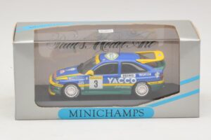 Ford Escort RS #3 Bernardini / Occelli Rally Monte Carlo Winner 1996 Minichamps 1:43 430968203 Metall — Bild 4 von 4