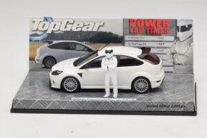 Ford Focus RS Mk2 Top Gear Weiß Mit Figur Minichamps 1:43 519438810 Metall
