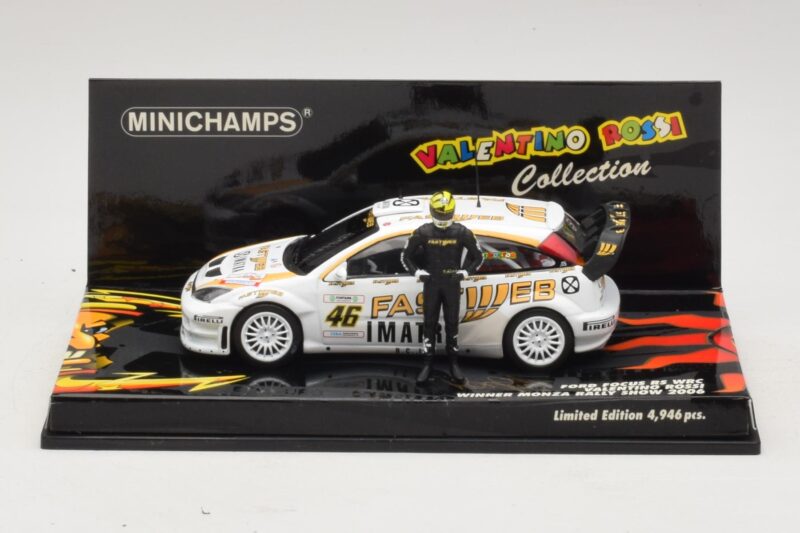 Ford Focus RS WRC #46 V. Rossi / C. Cassina Monza Rally Show 2006 Minichamps 1:43 Ford Focus RS WRC #46 V. Rossi / C. Cassina Monza Rally Show 2006 Minichamps 1:43 436068446 Metall
