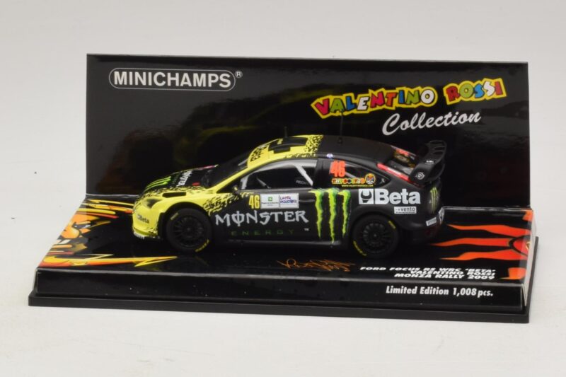 Ford Focus RS WRC #46 V. Rossi / C. Cassina Monza Rally Show 2009 Minichamps 1:43 Ford Focus RS WRC #46 V. Rossi / C. Cassina Monza Rally Show 2009 Minichamps 1:43 400098946 Metall