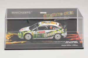Ford Focus RS WRC #46 V. Rossi / C. Cassina RAC Rally 2008 Minichamps 1:43 400088146 Metall — Bild 4 von 5