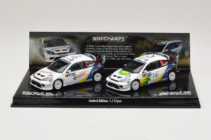 Ford Focus RS WRC Rally Mexico 2004 Set Minichamps 1:43 402048376 Metall