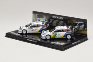 Ford Focus RS WRC Rally Mexico 2004 Set Minichamps 1:43 402048376 Metall — Bild 3 von 5