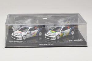 Ford Focus RS WRC Rally Mexico 2004 Set Minichamps 1:43 402048376 Metall — Bild 4 von 5