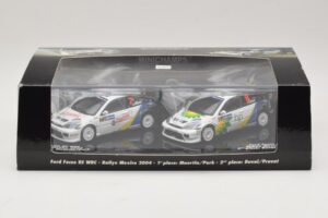 Ford Focus RS WRC Rally Mexico 2004 Set Minichamps 1:43 402048376 Metall — Bild 5 von 5