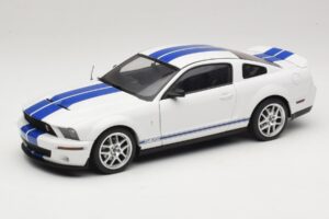 Ford Shelby Cobra GT500 Concept Weiß mit Blauem Streifen AUTOart 1:18 73052 Metall