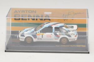 Ford Sierra RS Cosworth #1 A. Senna Rally Test 1986 Minichamps 1:43 540864399 Metall — Bild 4 von 4