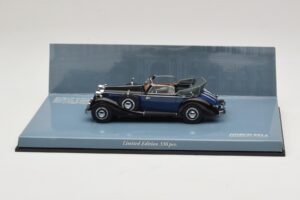 Horch 853 A Sport Cabriolet Schwarz Blau Minichamps 1:43 436012036 Metall