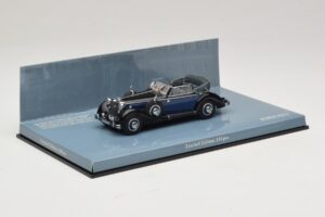 Horch 853 A Sport Cabriolet Schwarz Blau Minichamps 1:43 436012036 Metall — Bild 2 von 5