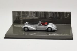 Horch 855 Special Roadster Silber Schwarz Minichamps 1:43 436014204 Metall