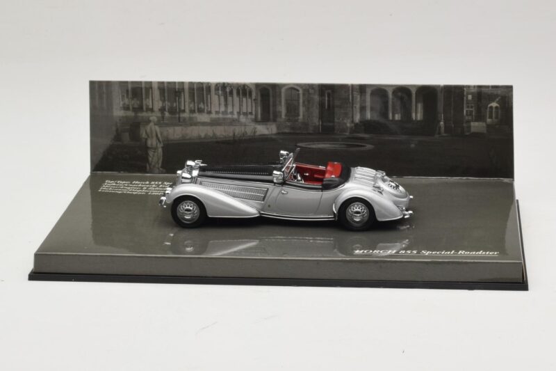 Horch 855 Special Roadster Silber Schwarz Minichamps 1:43 436014204 Metall