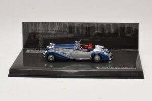 Horch 855 Special Roadster Silber Blau Minichamps 1:43 436014202 Metall