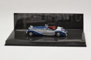 Horch 855 Special Roadster Silberblau Ohne Außenkarton Minichamps 1:43 436014202-O1 Metall