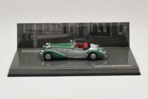 Horch 855 Special Roadster Silber Grün Minichamps 1:43 436014205 Metall