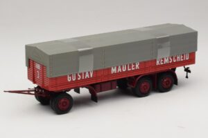 Kassbohrer Pritschenanhänger Mauler Remscheid Minichamps 1:43 439161099 Metall