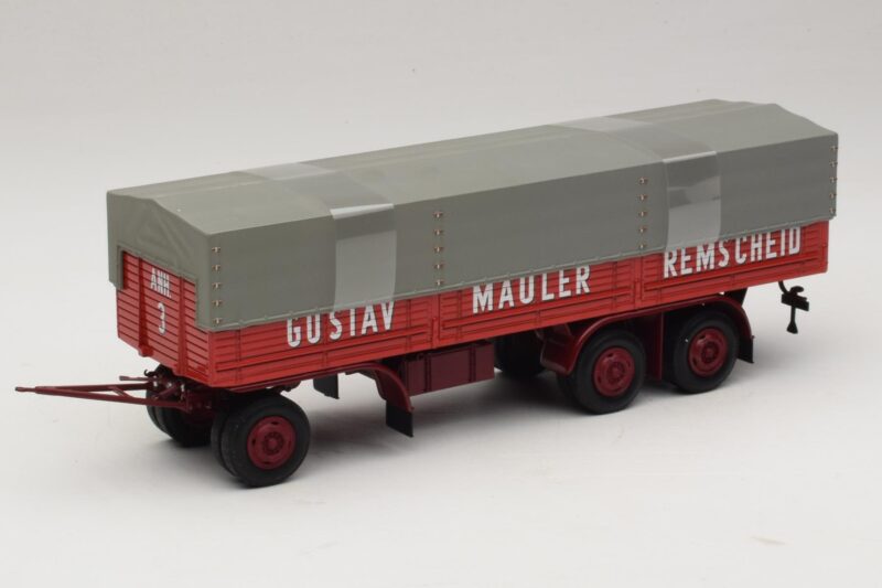 Kassbohrer Pritschenanhänger Mauler Remscheid Minichamps 1:43 439161099 Metall