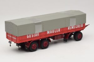 Kassbohrer Pritschenanhänger Mauler Remscheid Minichamps 1:43 439161099 Metall — Bild 2 von 6