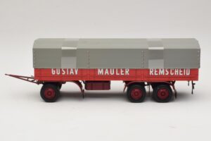 Kassbohrer Pritschenanhänger Mauler Remscheid Minichamps 1:43 439161099 Metall — Bild 3 von 6