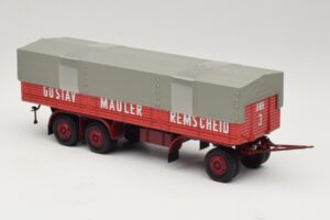 Kassbohrer Pritschenanhänger Mauler Remscheid Minichamps 1:43 439161099 Metall — Bild 4 von 6