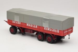 Kassbohrer Pritschenanhänger Mauler Remscheid Minichamps 1:43 439161099 Metall — Bild 5 von 6