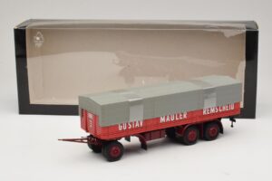 Kassbohrer Pritschenanhänger Mauler Remscheid Minichamps 1:43 439161099 Metall — Bild 6 von 6