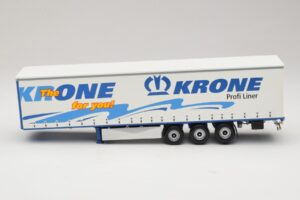 Krone Profiliner Gelenk-Planenauflieger Minichamps 1:43 439911120 Metall — Bild 3 von 6