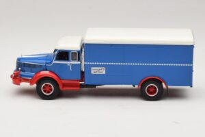 Krupp Titan Kofferwagen Blau Rot Minichamps 1:43 439069040 Metall — Bild 3 von 6