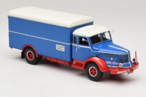 Krupp Titan Kofferwagen Blau Rot Minichamps 1:43 439069040 Metall — Bild 4 von 6