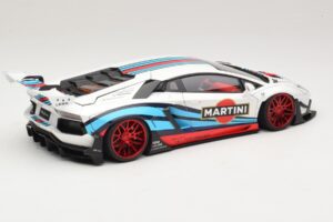 Lamborghini Aventador LB Works Martini Livery AUTOart 1:18 79185 Komposit — Bild 3 von 8