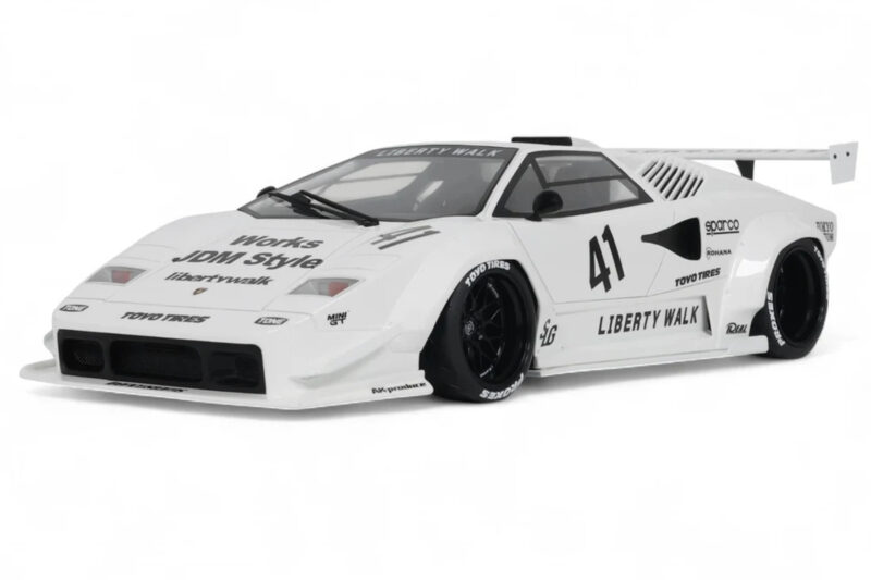 Lamborghini Countach LB-Works Weiß GT Spirit 1:18 Z356-WH Resin