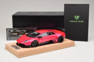 Lamborghini Murcielago Liberty Walk Hochglanz Pink AB Models 1:18 REMC044 Resin — Bild 7 von 7