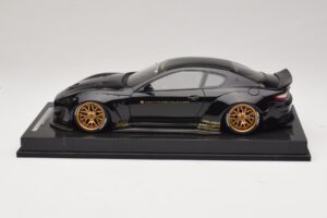 Maserati GranTurismo Liberty Walk Schwarz mit Goldenen Felgen AB Models 1:18 MAS-LB08-C Resin — Bild 3 von 7