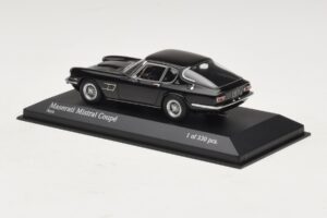 Maserati Mistral Schwarz Minichamps 1:43 437123421 Metall — Bild 3 von 4