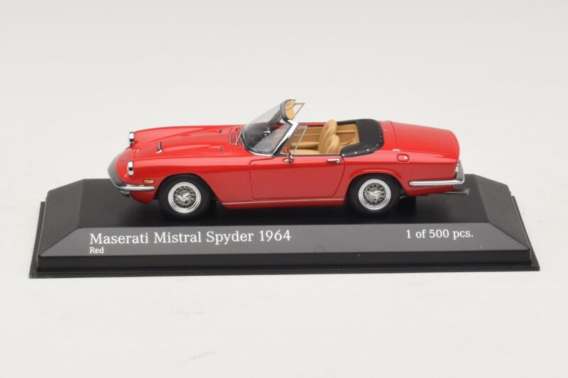 Maserati Mistral Spyder Rot Minichamps 1:43 437123430 Metall