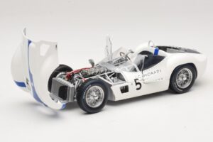 Maserati Tipo 61 #5 S. Moss / D. Gurney Camoradi ADAC 1000km Nurburgring Winner 1960 Minichamps 1:18 100601205 Metall — Bild 2 von 8