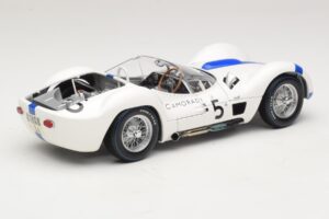 Maserati Tipo 61 #5 S. Moss / D. Gurney Camoradi ADAC 1000km Nurburgring Winner 1960 Minichamps 1:18 100601205 Metall — Bild 3 von 8